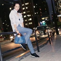 章子怡最近生活照街拍